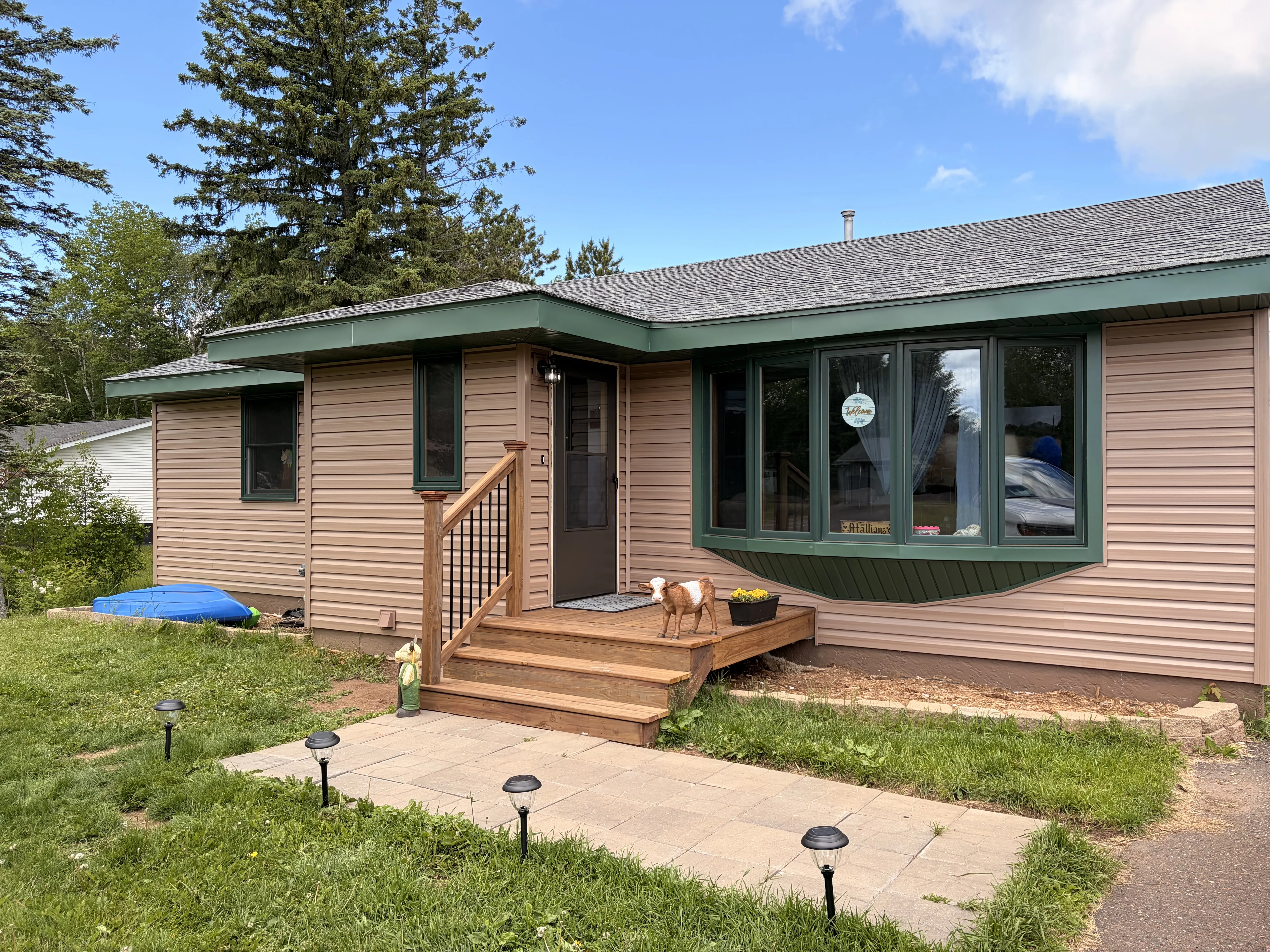 new siding installation on a shed exterior